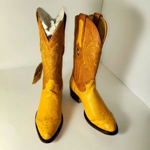 Cuadra Women's Western Cowboy Boots Tan Brown Size 6 M Handcrafted New with Tags